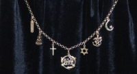 18″ Sterling Silver, World Peace Necklace