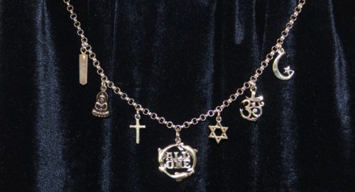 18″ Sterling Silver, World Peace Necklace