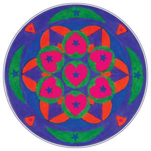 Twelve Mandala Greeting cards of your choice with twelve envelopes