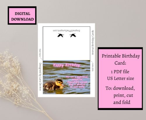 Duck Birthday Card - Image 2