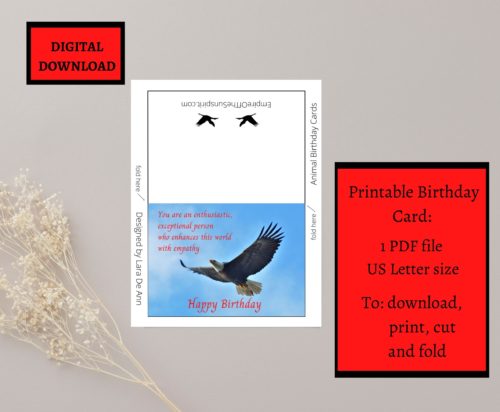 Eagle Birthday Card - Image 2