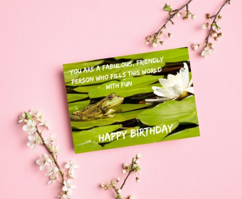 Frog Birthday Card - Image 3