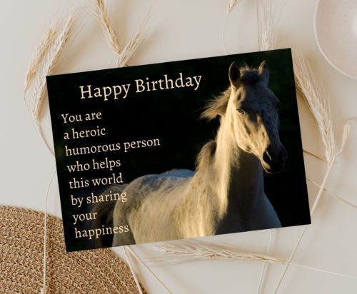 Horse Birthday Card - Image 3