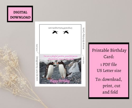 Penguin Birthday Card - Image 2