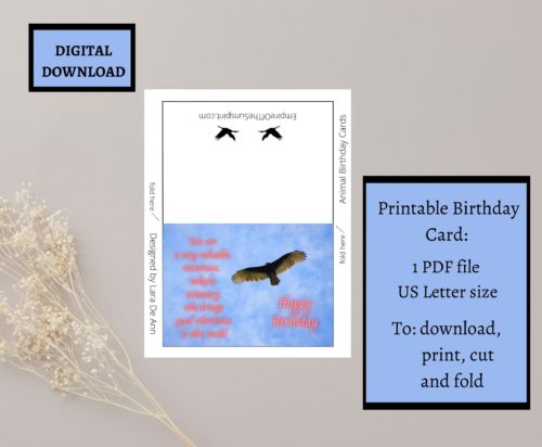 Vulture Birthday Card - Image 2