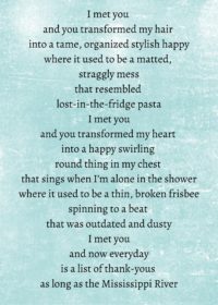 I Met You