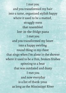 I Met You