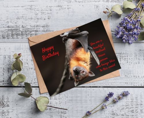 Bat Birthday Card - Image 5