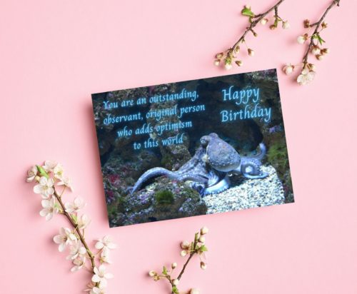 Octopus Birthday Card - Image 3