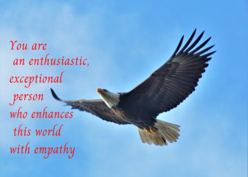 Eagle Celebrating You Card