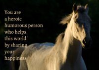 Horse Celebrating You Card