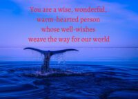 Whale Celebrating You Card