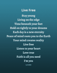 Live Free - green