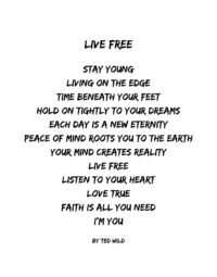 Live Free - White
