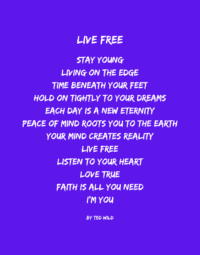 Live Free - Purple