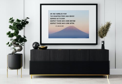 Respect - tanka - mountain - Image 3