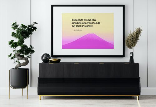Sun Dries Up Sadness - Haiku - in color - Image 4