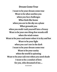 Dream Come True - B&W