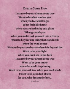 Dream Come True - mauve