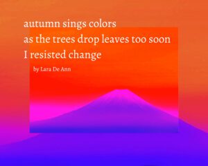 Autumn - overlay - white letters - Haiku