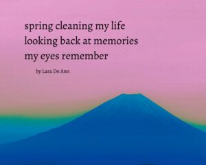 Spring - black letters - Haiku
