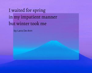 Winter - Overlay - black letters - Haiku