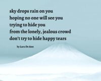 Happy Tears - Tanka - Snow
