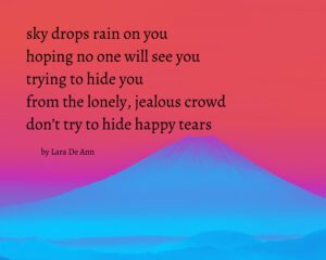 Happy Tears - Tanka - Surreal
