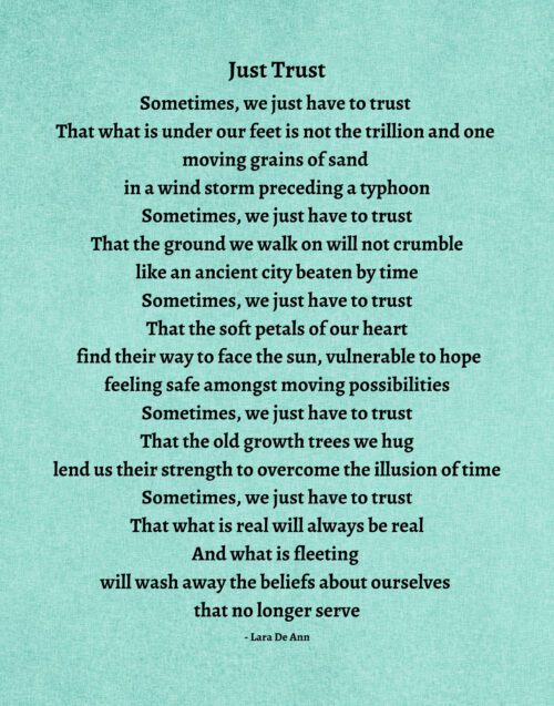 Just Trust - green