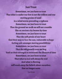 Just Trust - purple