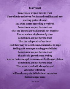 Just Trust - purple
