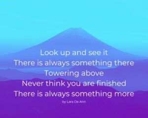 Look Up - Tanka - colorful