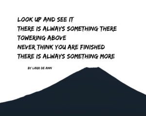 Look Up - Tanka - B&W