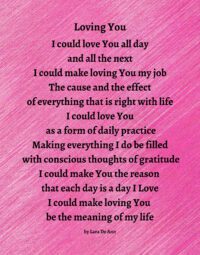 Loving You - pink