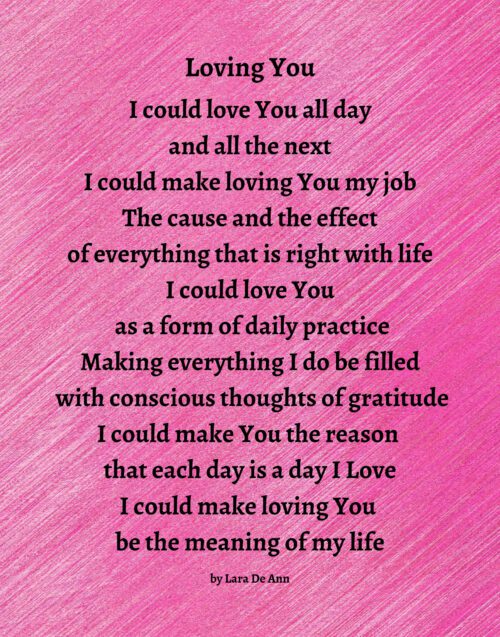 Loving You - pink