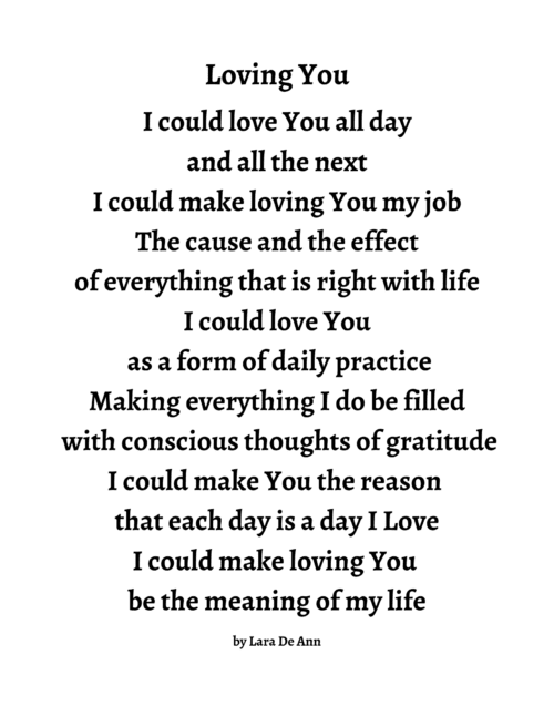Loving You - B&W