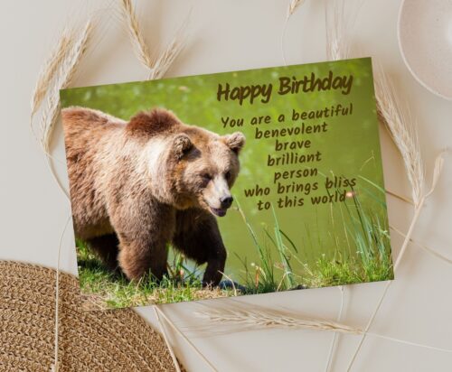 Bear Birthday Card - Image 7
