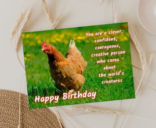 Chicken Birthday Card - Image 4