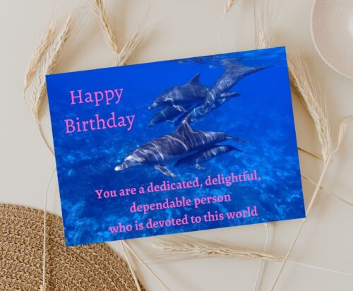 Dolphin Birthday Card - Image 5