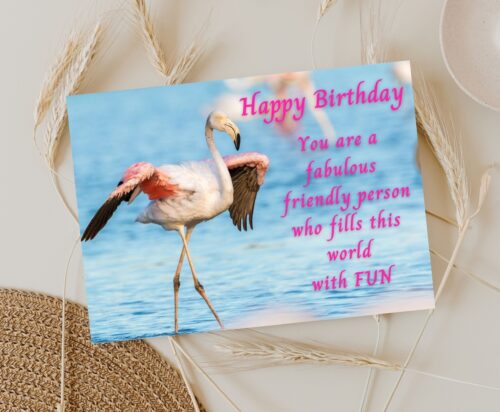 Flamingo Birthday Card - Image 4
