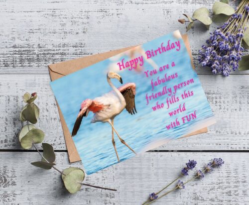 Flamingo Birthday Card - Image 7