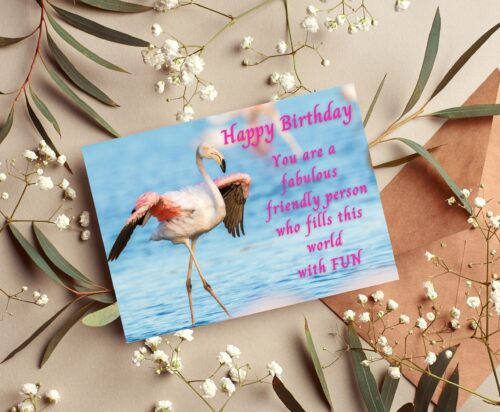 Flamingo Birthday Card - Image 5
