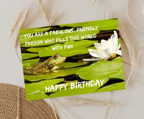 Frog Birthday Card - Image 4