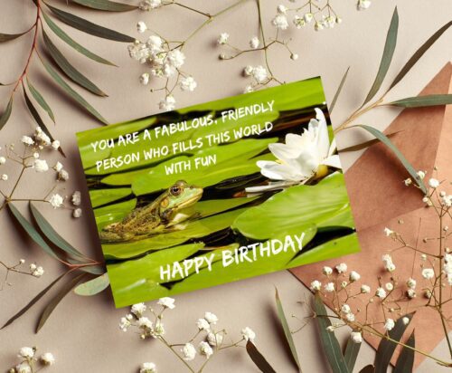 Frog Birthday Card - Image 6