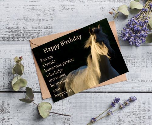 Horse Birthday Card - Image 7