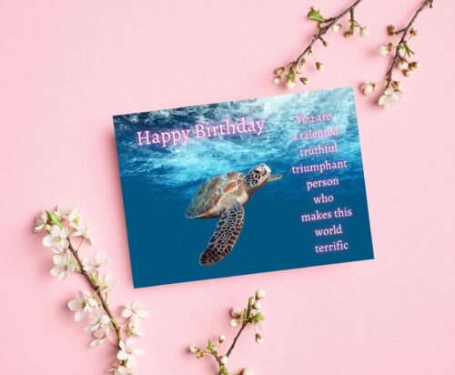 Turtle Birthday Card - Image 5