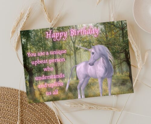 Unicorn Birthday Card - Image 4