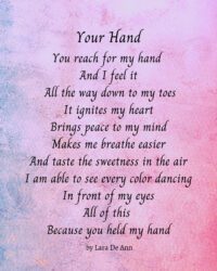 Your Hand - mauve