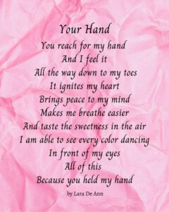 Your Hand - pink