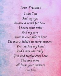 Your Presence - mauve